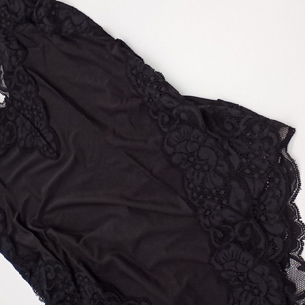 Free People We Are HAH Back Off Bodysuit Noir Black - Picture 5 of 15